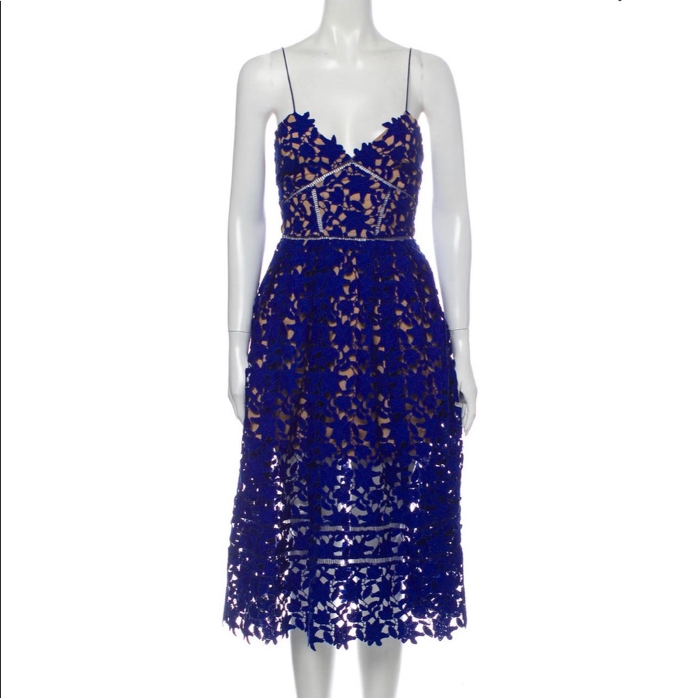 Self-Portrait Azaelea Lace Midi Dress